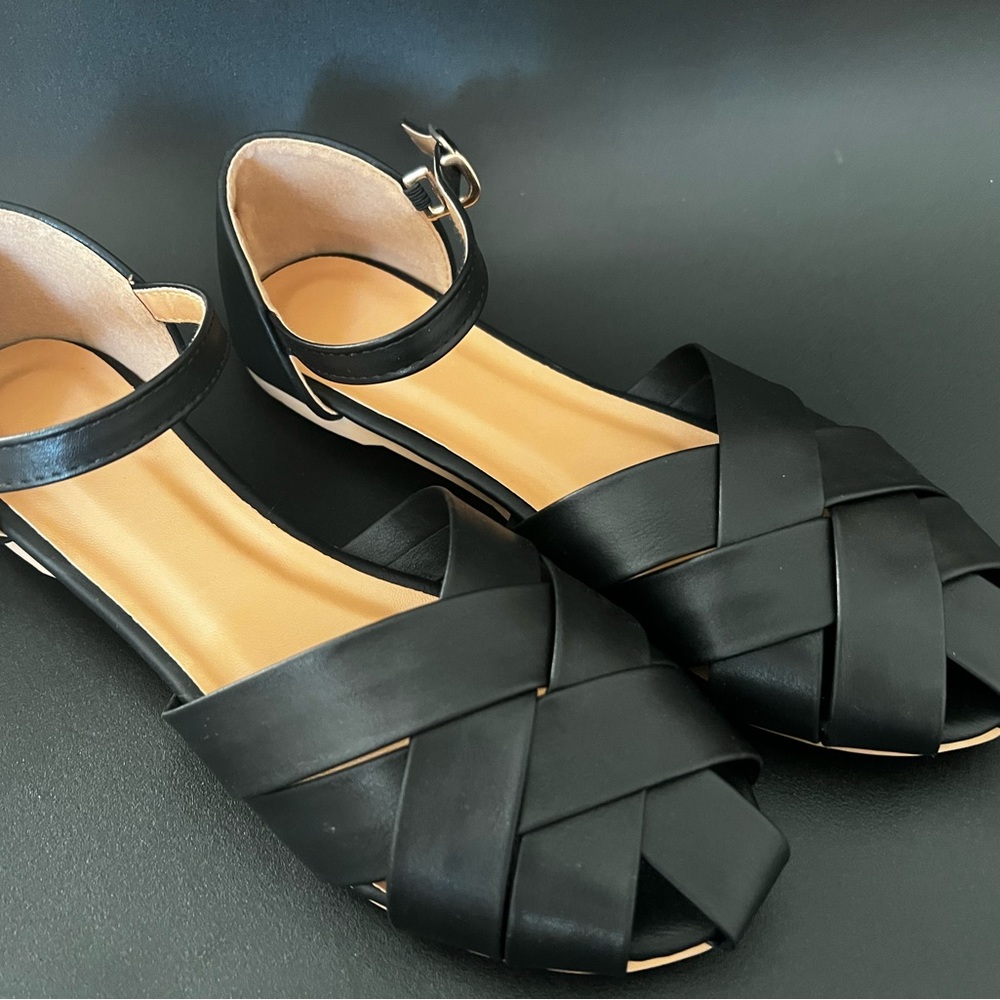 Brand new black sandals